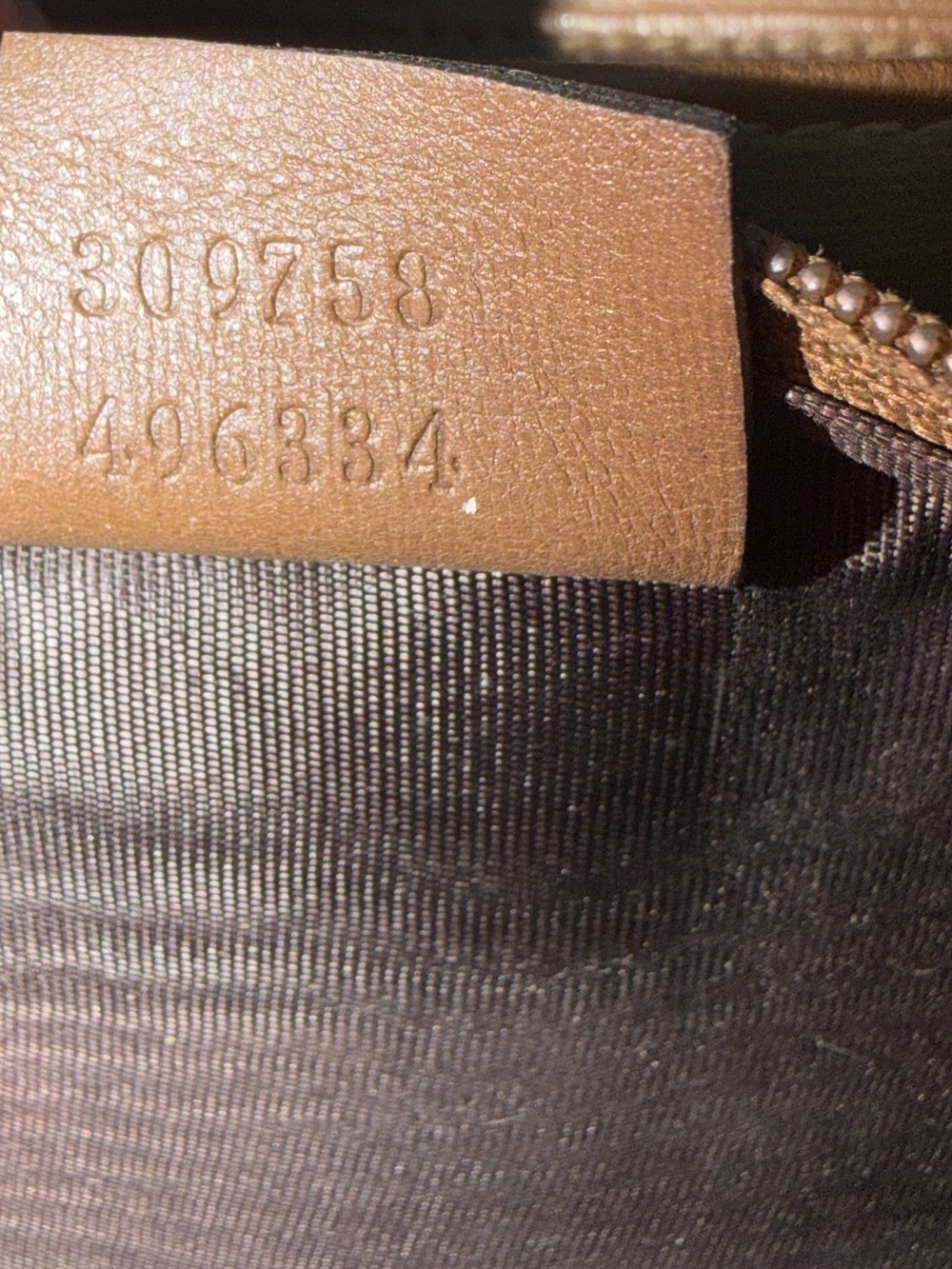 Gucci tan and brown buckle GG Canvas long Wallet with Brown Leather Trim - Picture 7 of 9